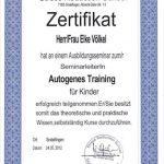 Zertifikat Autogenes Training